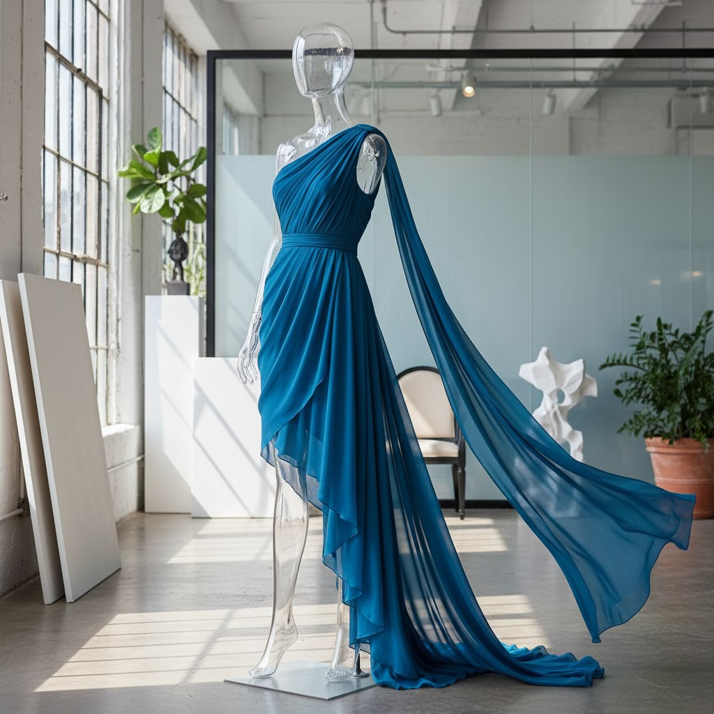 Derya'nın özel tasarım elbisesi — Beyaz Atelier